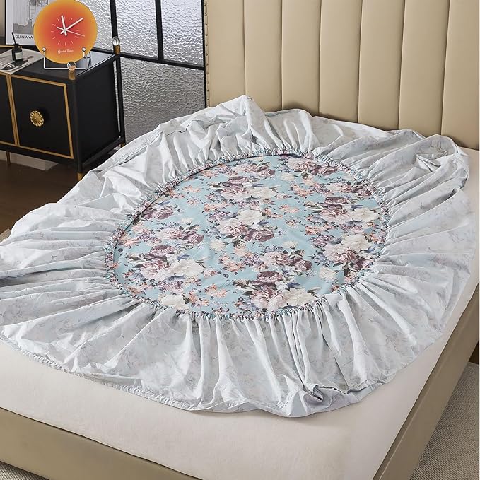 100% Cotton Bed Sheet Set - Full - 4 Piece