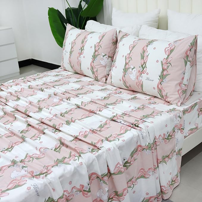 Bed Sheet Set - Twin XL - 4 Piece