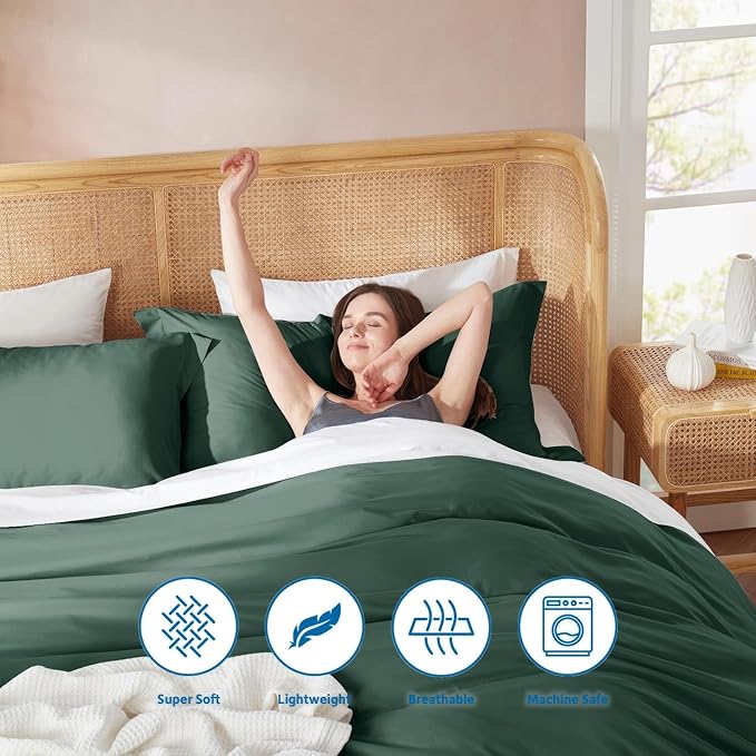 Duvet Cover Set - California King - 104 x 98 in - 3 Piece