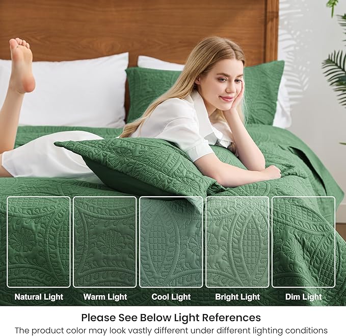 Quilt Set - Full - 3 Piece