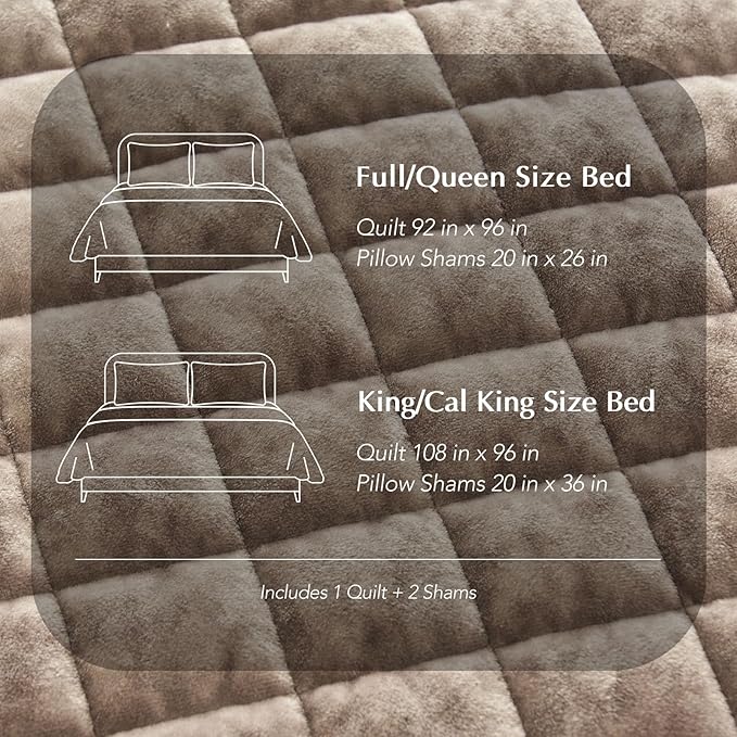 Velvet Quilt Set - King
