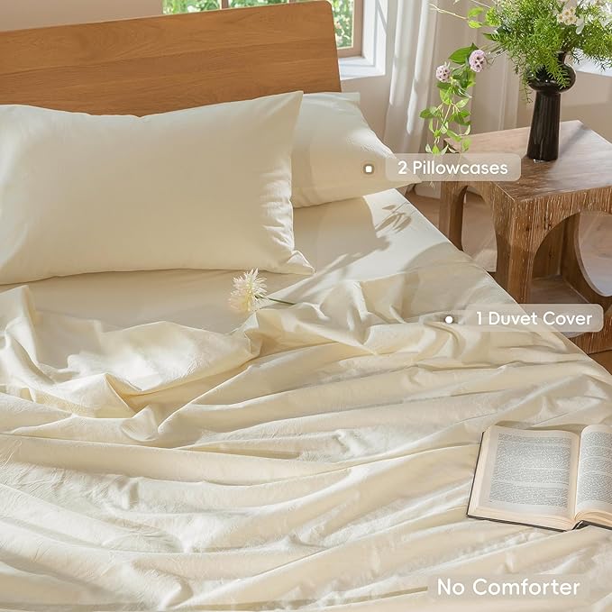 Linen Duvet Cover Set - Full