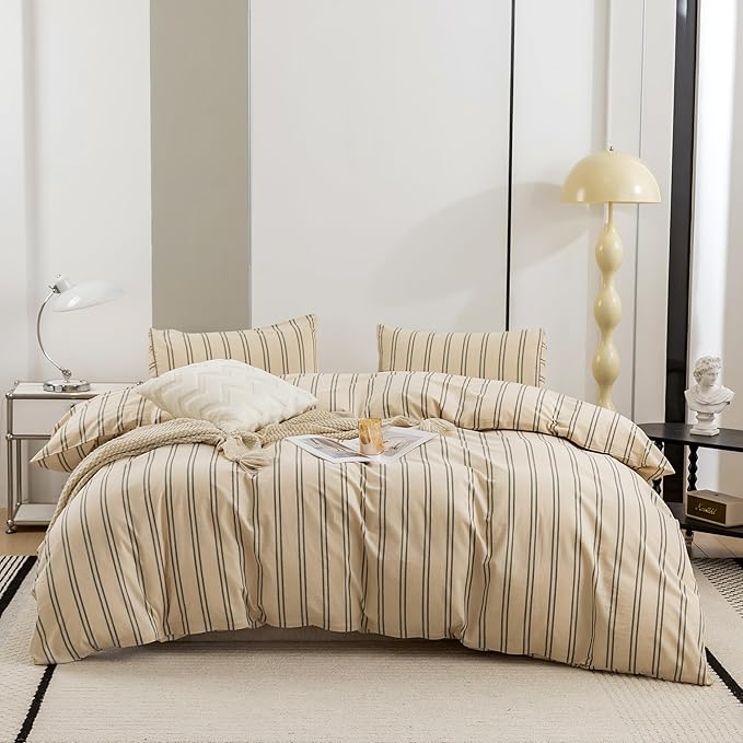 Linen Duvet Cover Set - Twin - 3 Piece