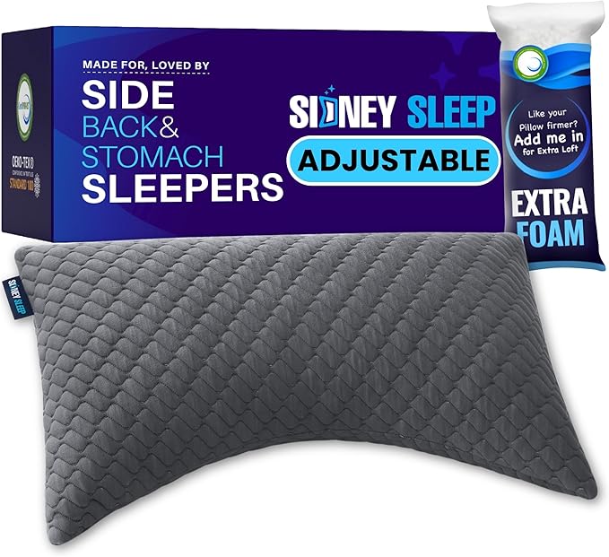 Memory Foam Bed Pillow - Queen