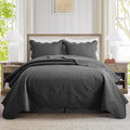Microfiber Quilt Set - King - 3 Piece