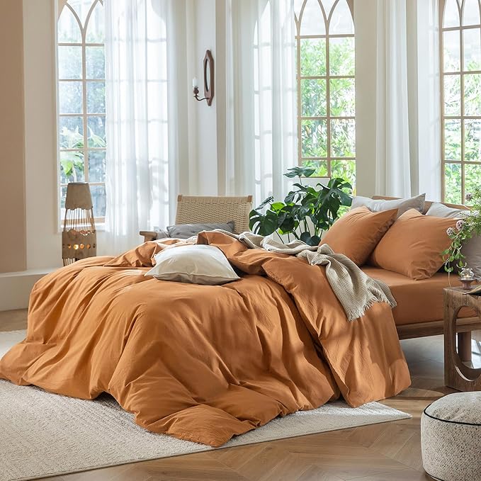 Linen Duvet Cover Set - Full