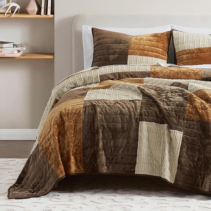 Velvet Quilt Set - Queen
