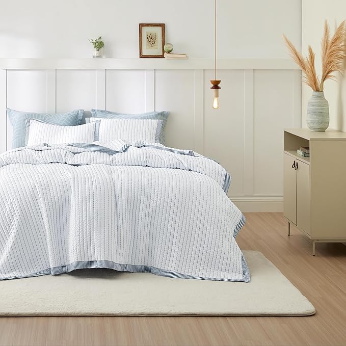 Microfiber Quilt Set - Twin - 2 Piece