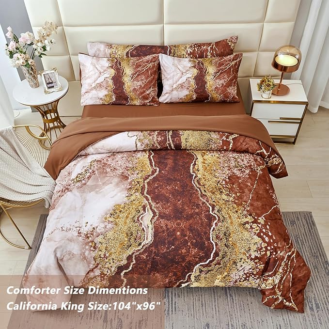 Comforter Set - California King - 6 Piece