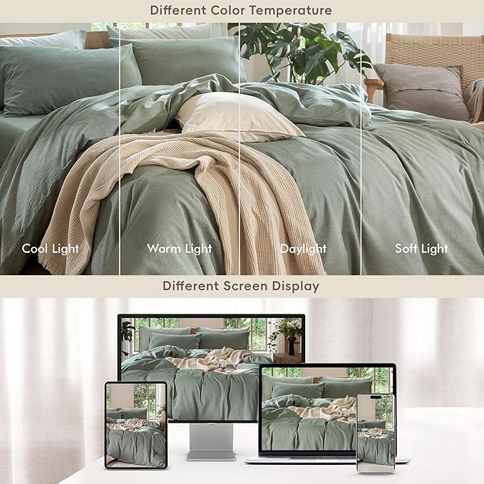 Linen Duvet Cover Set - King