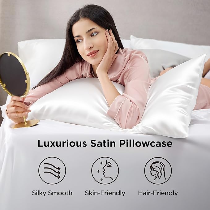 Satin Pillowcase Set - Queen - 20 x 30 in - 4 Piece