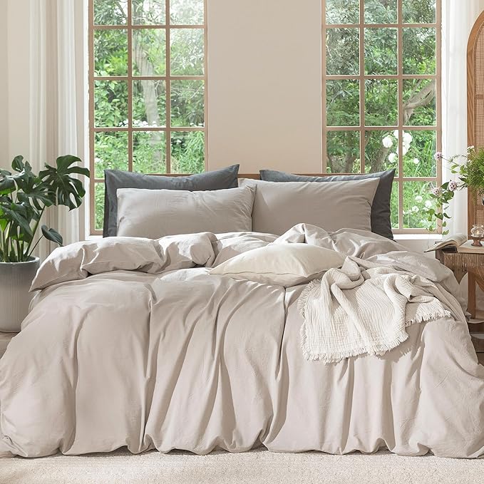 Linen Duvet Cover Set - King