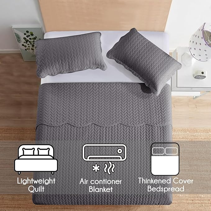 Microfiber Quilt Set - King - 8 Pack