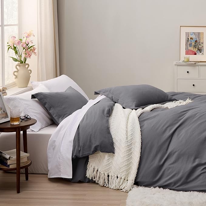 Duvet Cover Set - Queen - 90 x 90 in - 3 Piece
