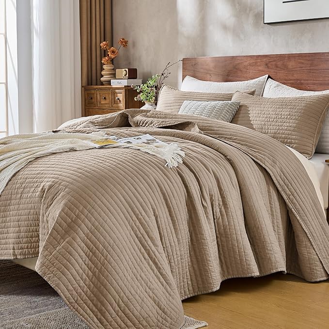 Microfiber Quilt Set - King