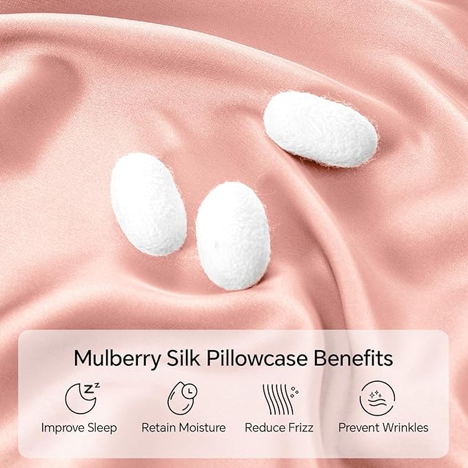 Mulberry Silk Cooling Pillowcase - King