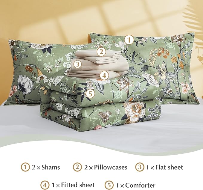 Comforter Set - King - 7 Piece
