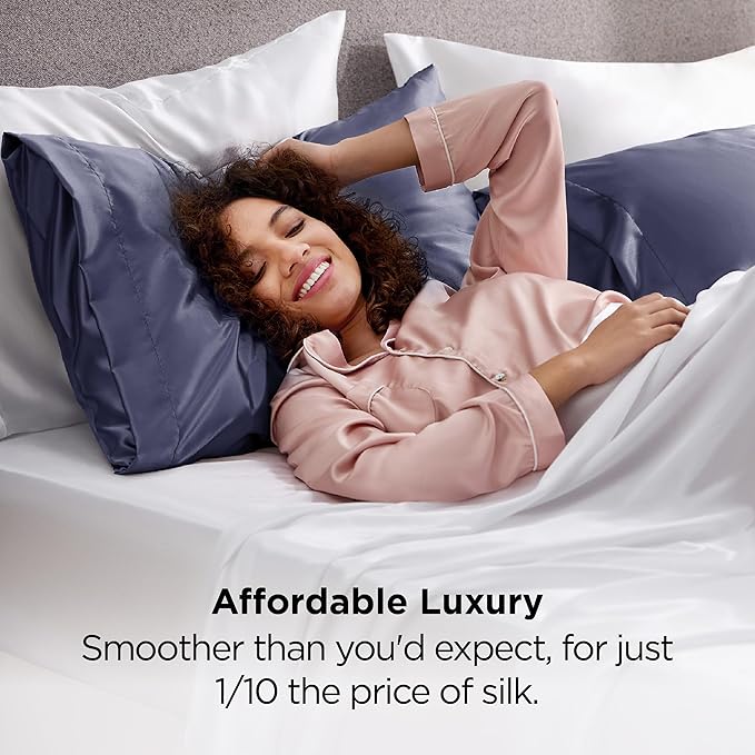 Satin Pillowcase Set - Queen - 20 x 30 in - 2 Piece