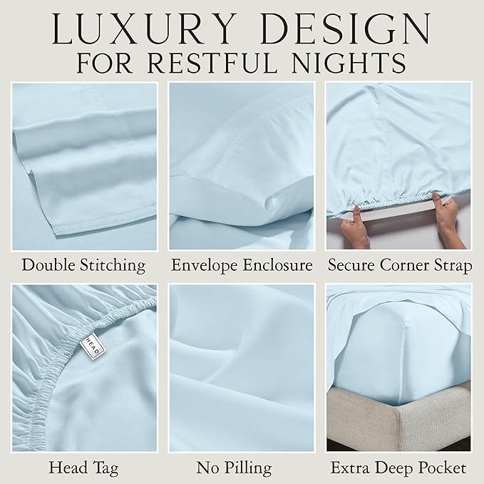 Bamboo Cooling Bed Sheet Set - King