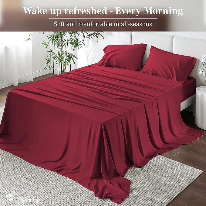Bed Sheet Set - Queen - 16 in Deep Pocket - 4 Piece