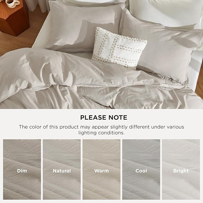 Linen Duvet Cover Set - King