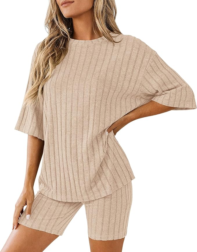 Shorts Pajama Set - Short Sleeve - 2 Piece