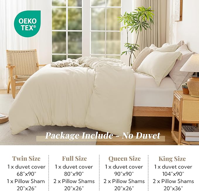 Microfiber Duvet Cover Set - 3 Piece