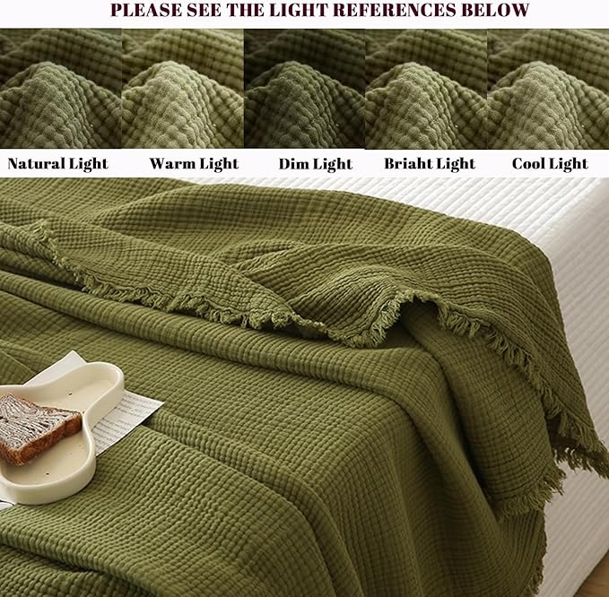 100% Cotton Blanket - Twin