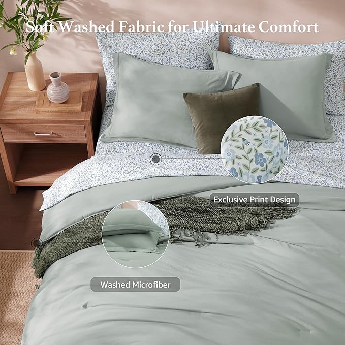 Comforter Set - Queen - 7 Piece