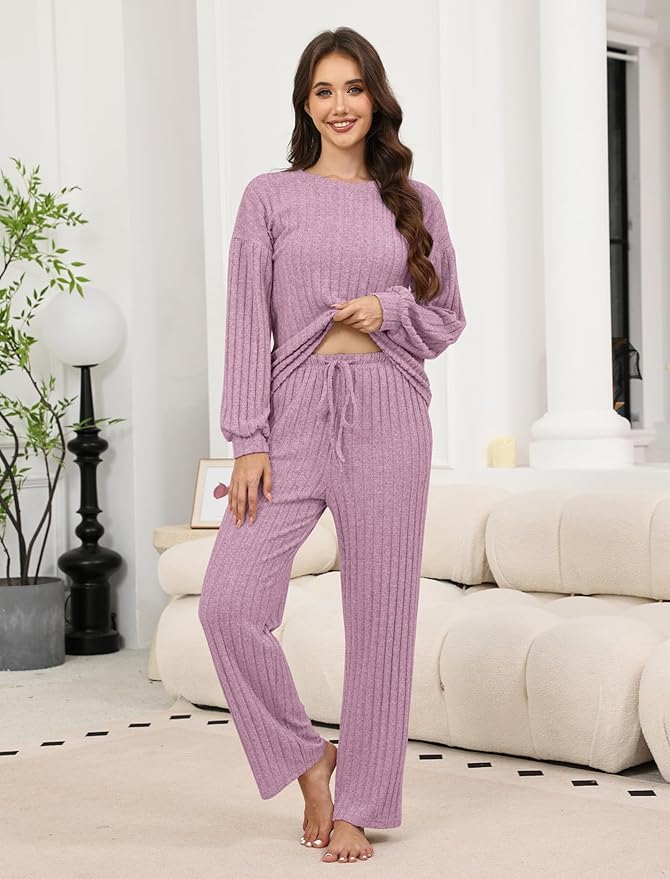 Women's Pants Pajama Set - Long Sleeve - 2 Piece