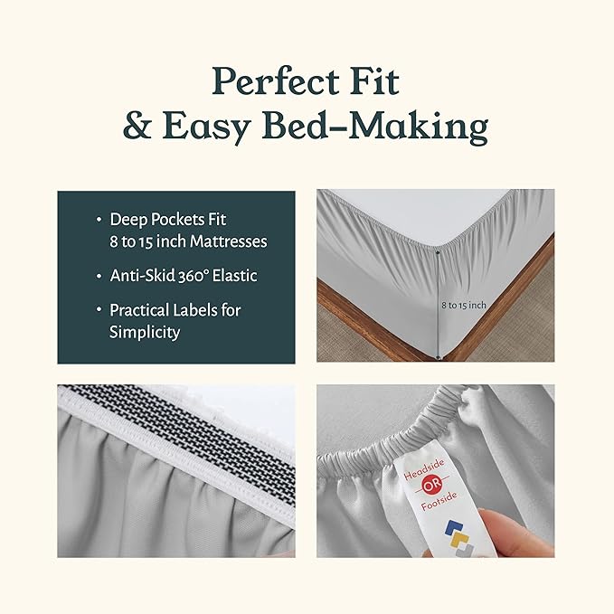 Bed Sheet Set - King - 2 Pack