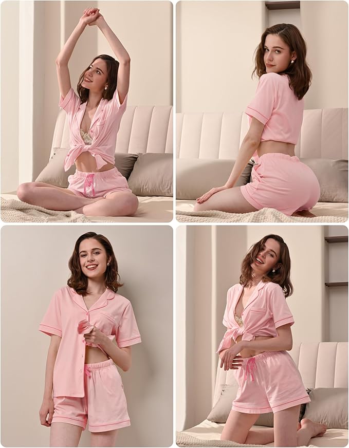 Women's 100% Cotton Pajama Set - 2 Piece