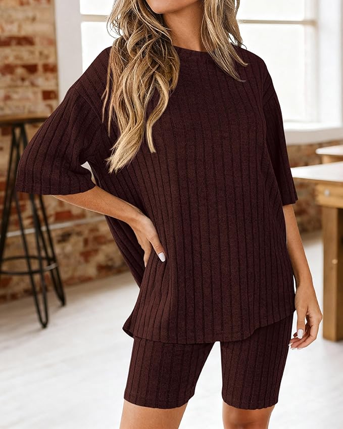 Shorts Pajama Set - Short Sleeve - 2 Piece