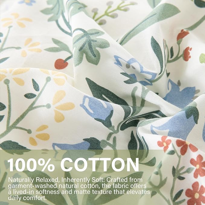 100% Cotton Duvet Cover Set - King - 3 Piece