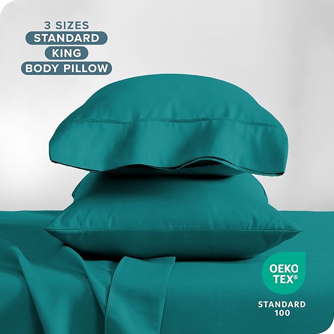 Microfiber Cooling Pillowcase Set - King - 2 Pack - 2 Piece