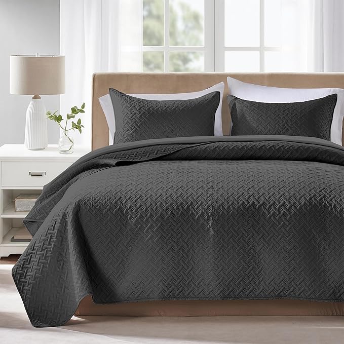 Microfiber Quilt Set - Queen