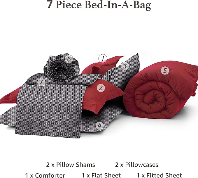 Comforter Set - King - 7 Piece
