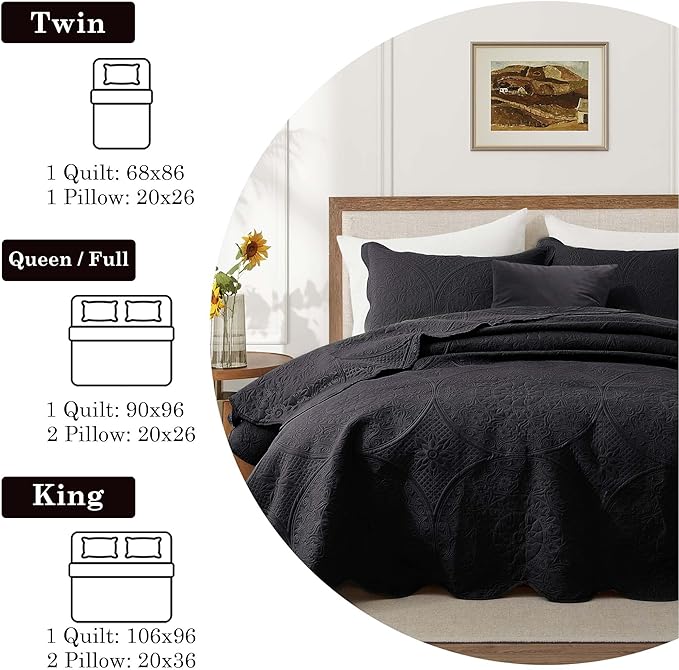 Microfiber Quilt Set - Queen - 10 Pack