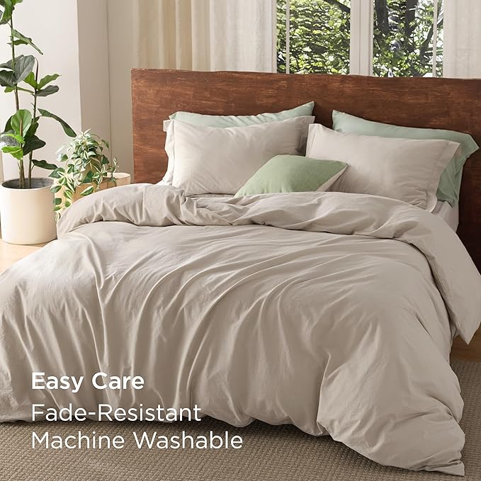 Linen Duvet Cover Set - King