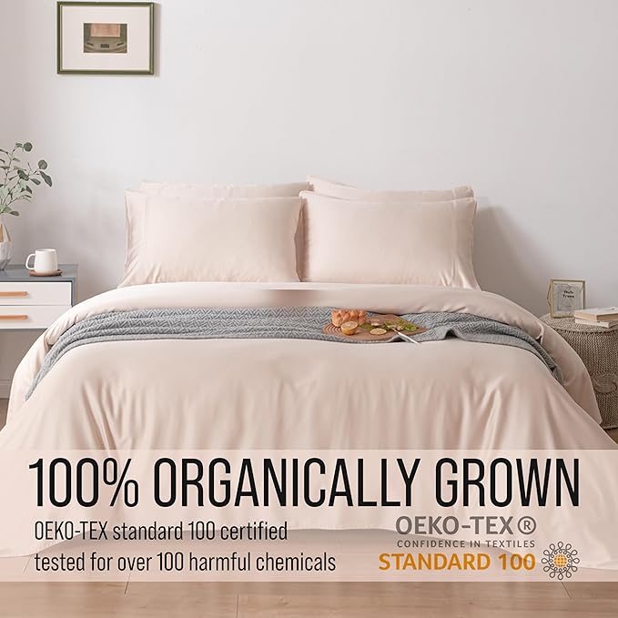 Bamboo Cooling Bed Sheet Set - King - 6 Piece