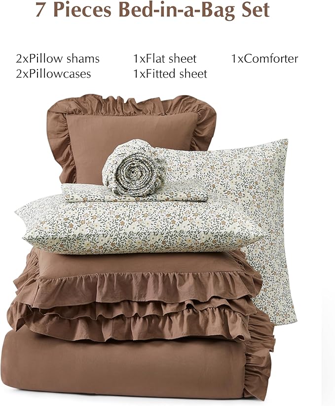 Comforter Set - Queen - 7 Piece