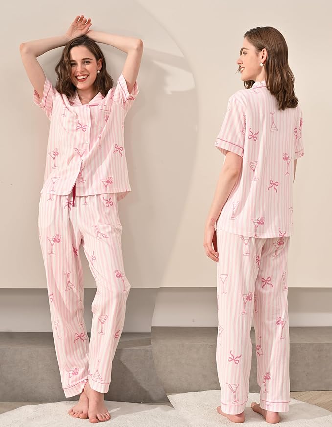 Women's 100% Cotton Pajama Set - 2 Piece