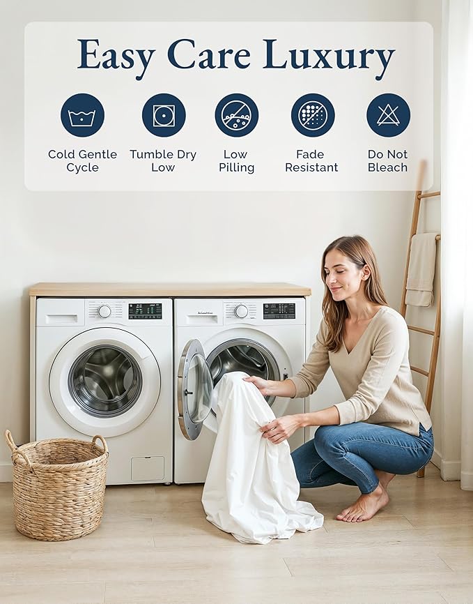 Linen Bed Sheet Set - Twin - 3 Piece