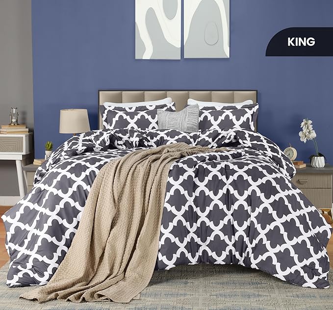 Down Alternative Comforter Set - King - 90 x 102 in - 3 Piece