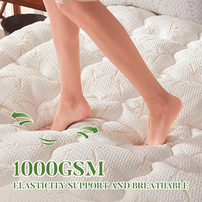 Waterproof Mattress Topper - Full - 21 in Deep Pocket
