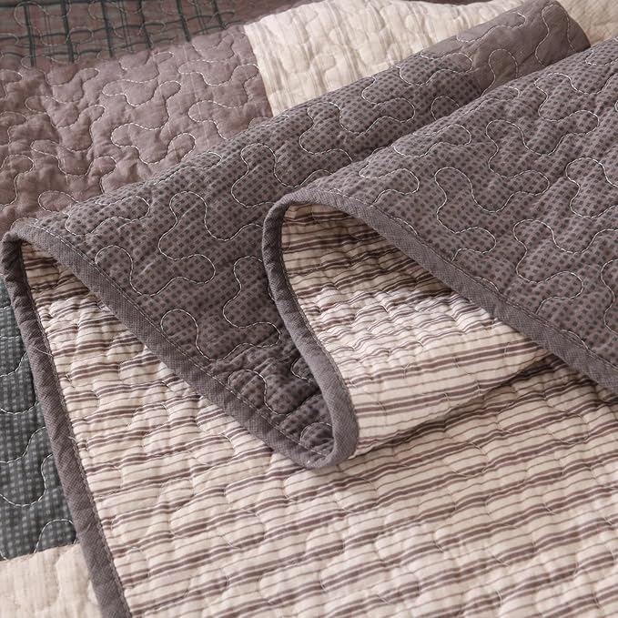 100% Cotton Bedding Set - King - 3 Piece