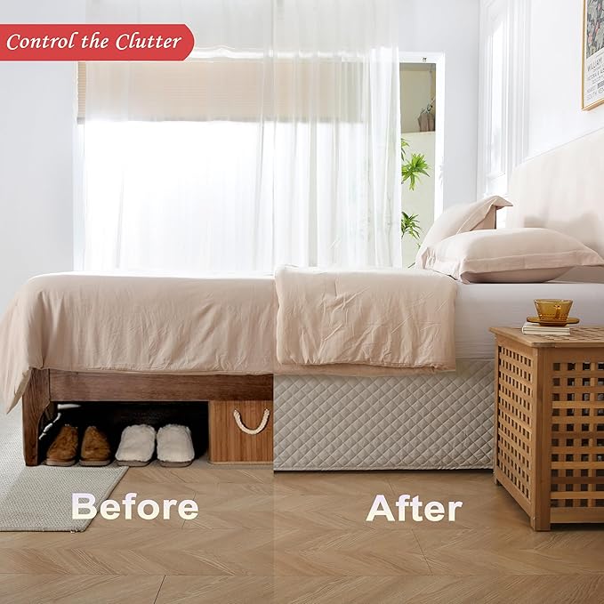 Linen Bed Skirt - King