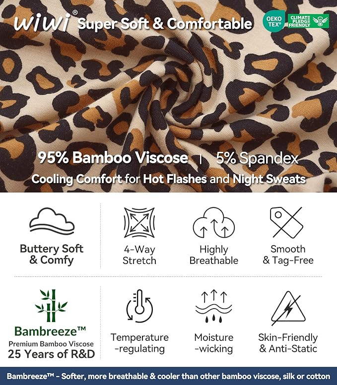 Bamboo Cooling Shorts Pajama Set - Short Sleeve - 2 Piece