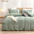 Linen Duvet Cover Set - Full - 3 Piece