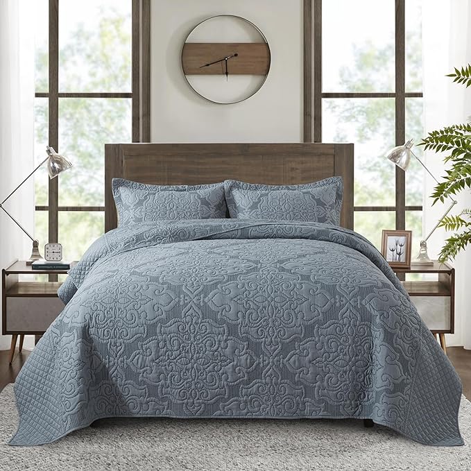 Microfiber Quilt Set - King